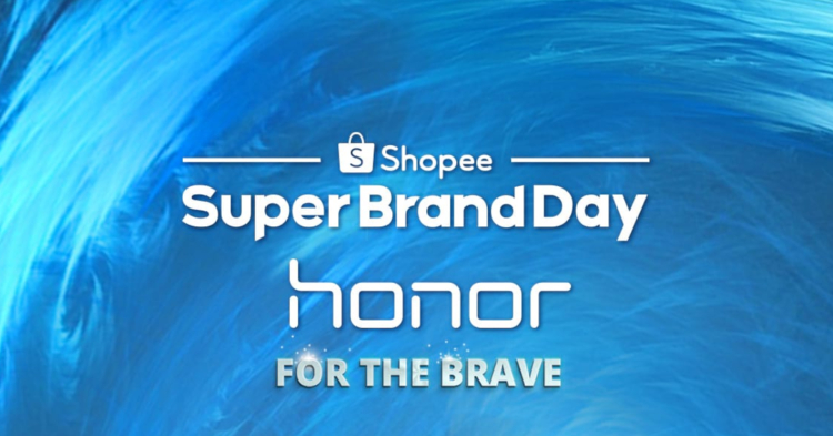 honor联合Shopee，明天9.00AM展开Super honor Day，手机有买有送！