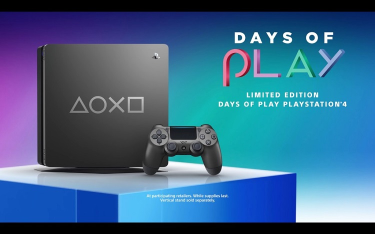 SONY推出全新PS4 Slim限量版款式——Days of Play！内置1TB的硬碟容量！
