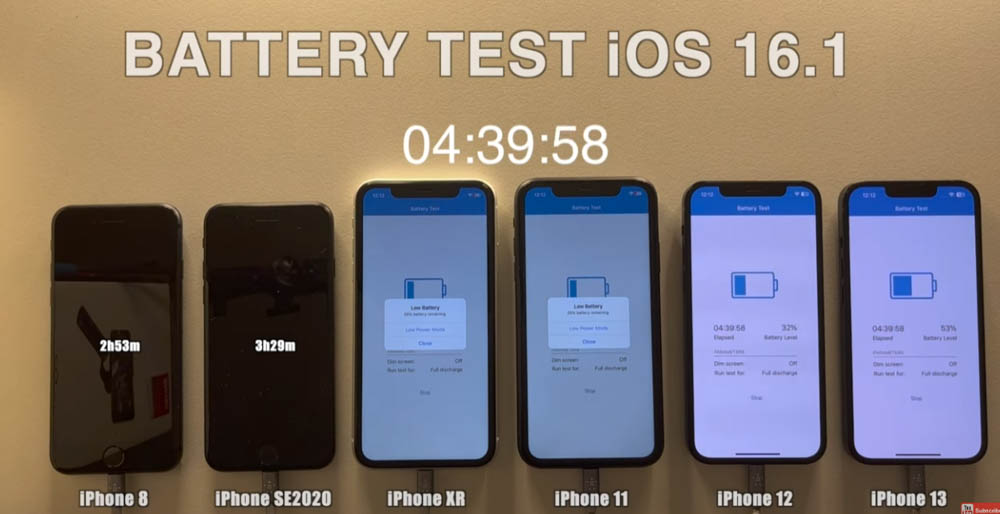 Has iPhone battery life worsened after upgrading to iOS 16.1? Power consumption measurement: The images of the 5 models are not too big, only the iPhone 12 has regressed a little! - Urban Tech Story 6 1666836265 b079ffa898487de460176800c706cd7e