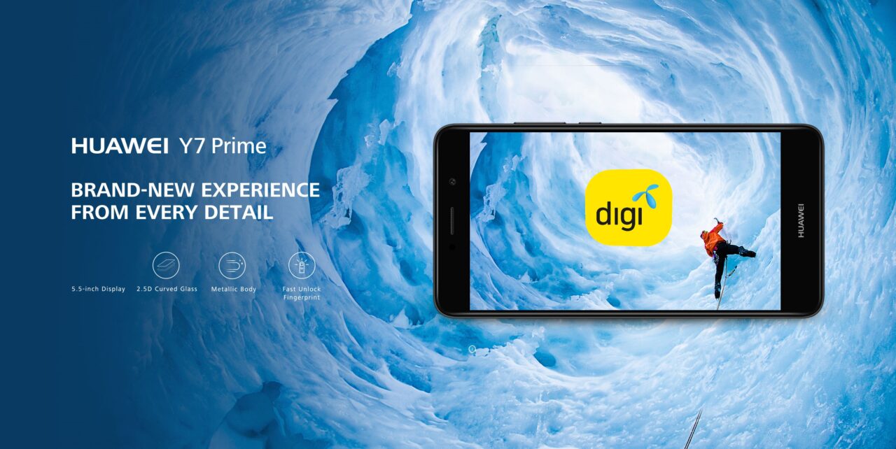签购Digi Postpaid 78，免费获得Huawei Y7 Prime智能手机！