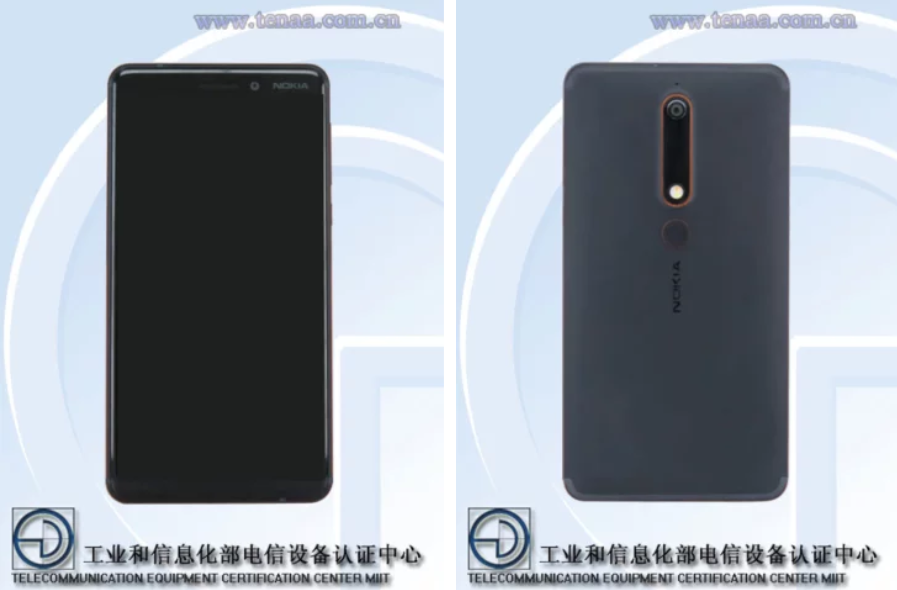 Nokia 6 2018规格曝光：Snapdragon 630/660，外形确认18:9全面屏设计！