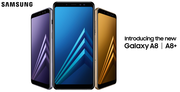Samsung Galaxy A8系列正式发布！搭载16MP+8MP双前置摄像头、IP68防水防尘和Infinity Display全面屏！