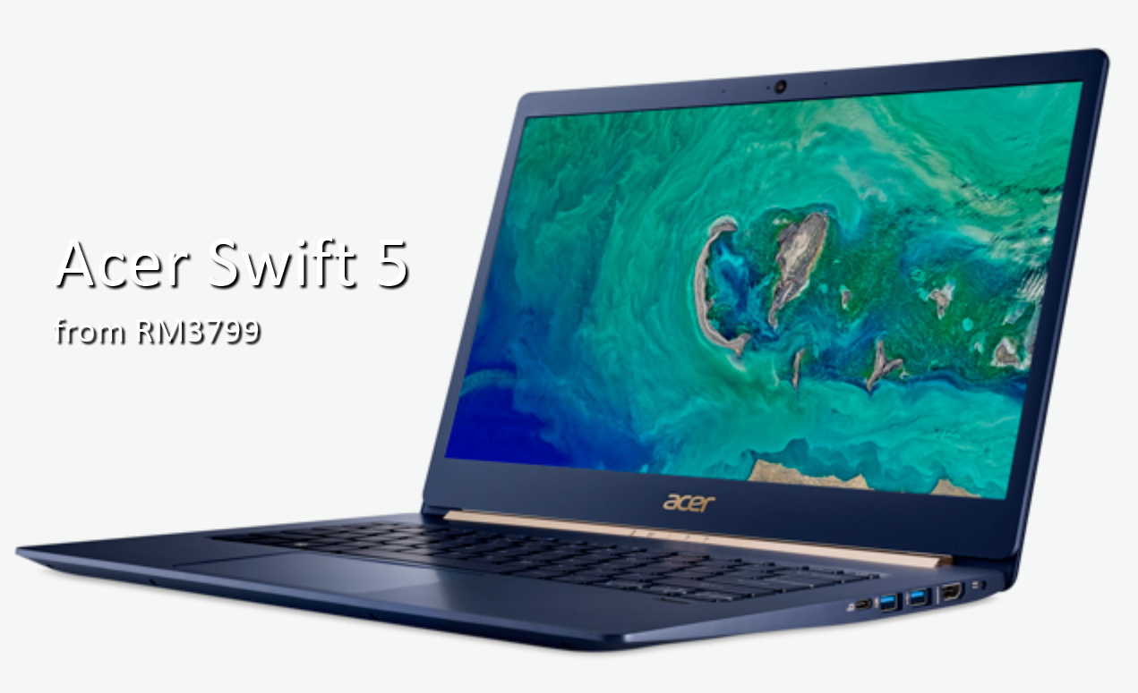 轻薄还有更极致！超薄Acer Swift 5现从RM3799起发售！