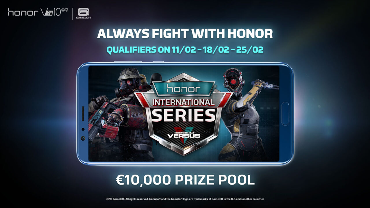 honor View 10与Gameloft合作，联手打造Modern Combat Versus国际手游竞赛！