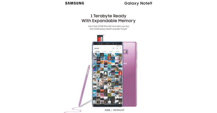 Samsung Galaxy Note 9薰衣草紫版本进入大马！ 从今天起至2018年11月30日！