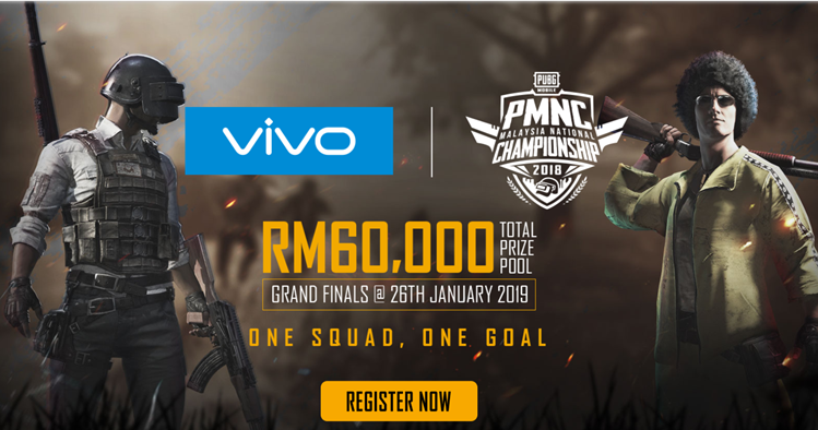 马来西亚首场PUBG Mobile大赛，赢家可获得奖金总值达RM60,000！