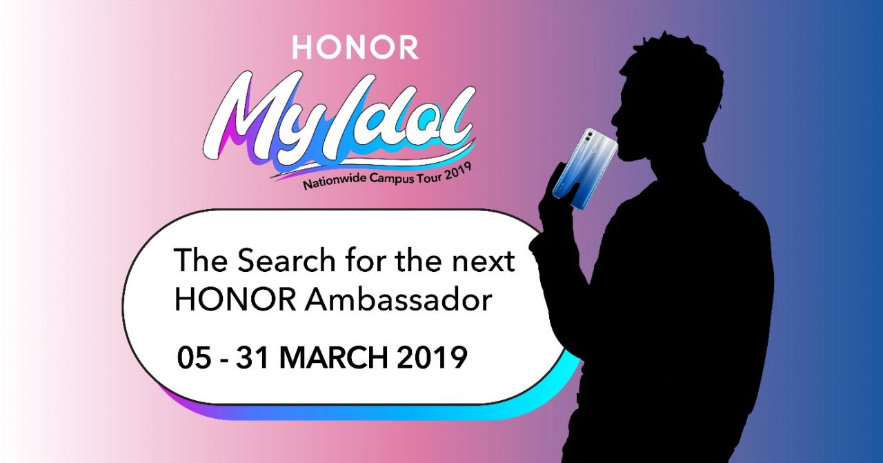HONOR官方举办HONOR Idol 2019，让你有机会成为下一任青春大使！