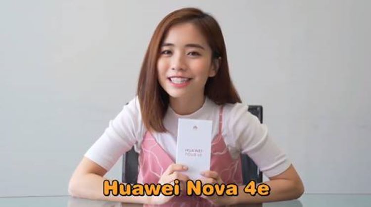 本地艺人Emily Chan开箱Huawei Nova 4e！来听听她怎么说吧！