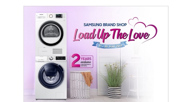 Samsung洗衣机最低只需RM2689就能拥有！而且还额外送出2年的保修！