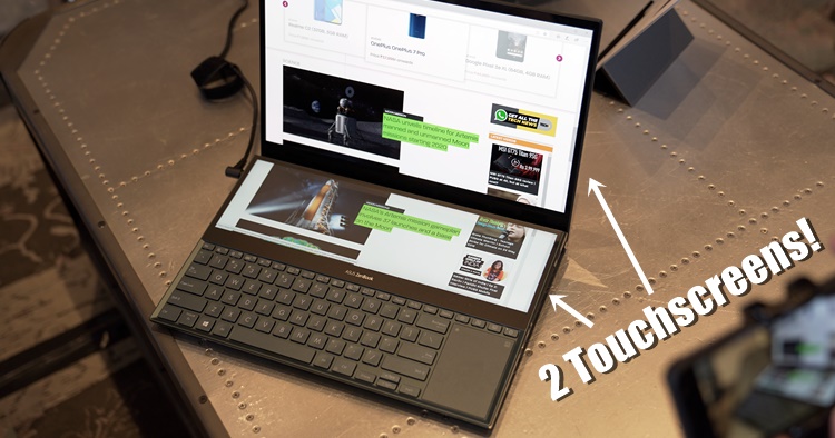 比MacBook Pro更大条！ASUS Zenbook Pro Duo有着更大的14寸副屏幕！