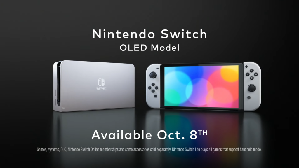 真的来了！Nintendo推出全新7寸OLED版的Switch：10月8日上市，售约RM1