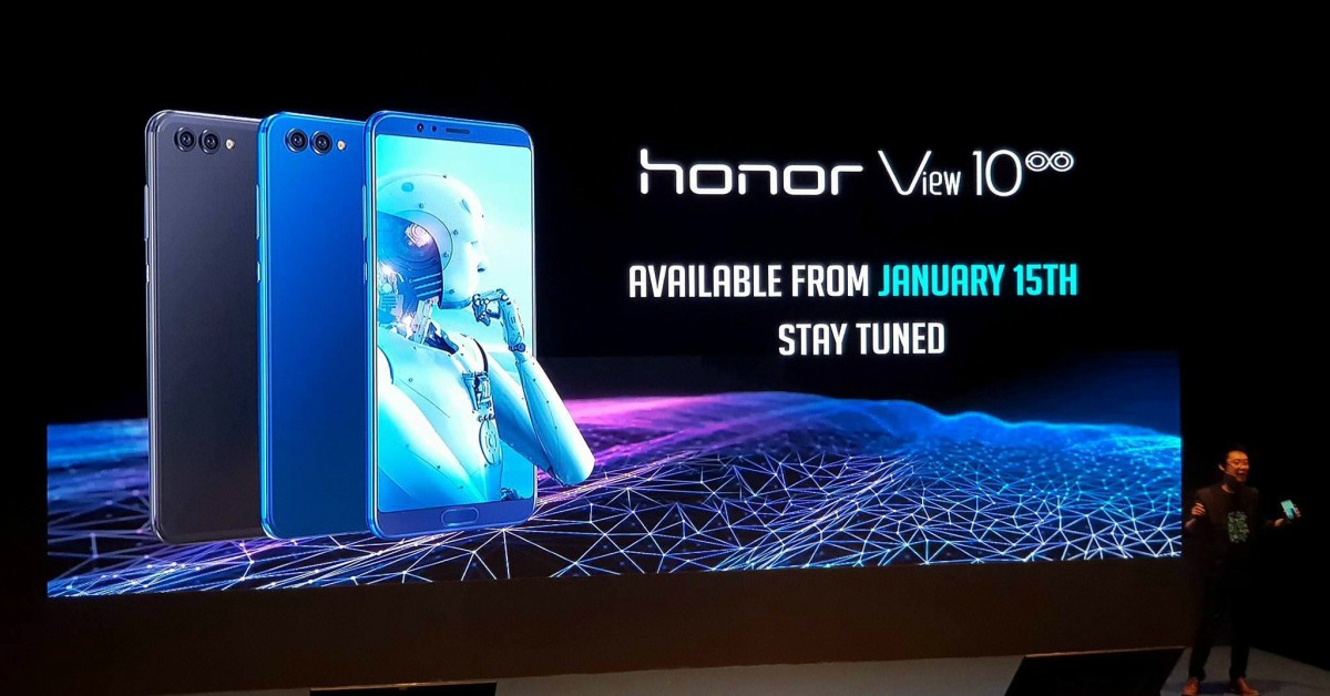 意外惊喜？honor同时确认最新A.I.旗舰honor View 10将在1月15日大马正式发布！