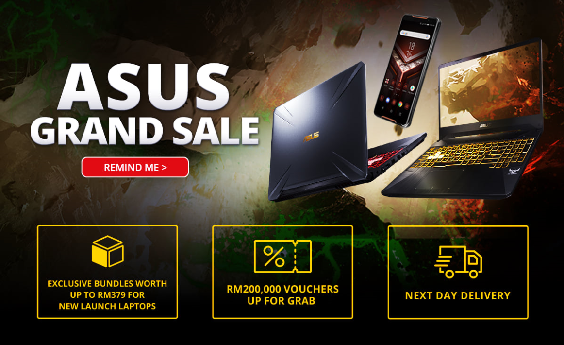 Asus x Shopee促销活动正式开始！ROG Phone仅售RM2499！总值RM200,000的优惠卷等着你来领取！