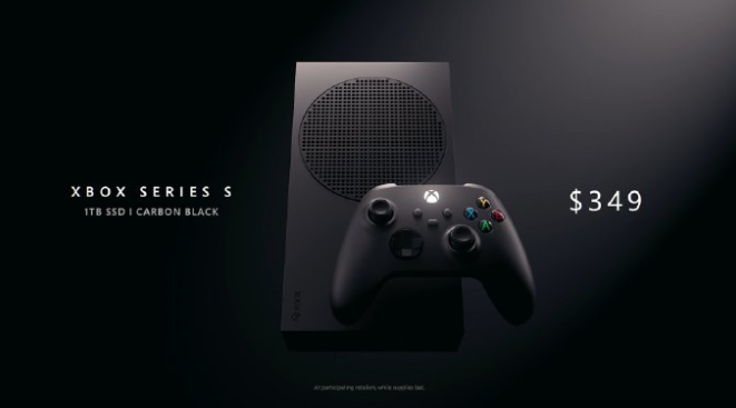 9月发售！Microsoft发布Xbox Series S黑色版主机：1TB 存储，售约