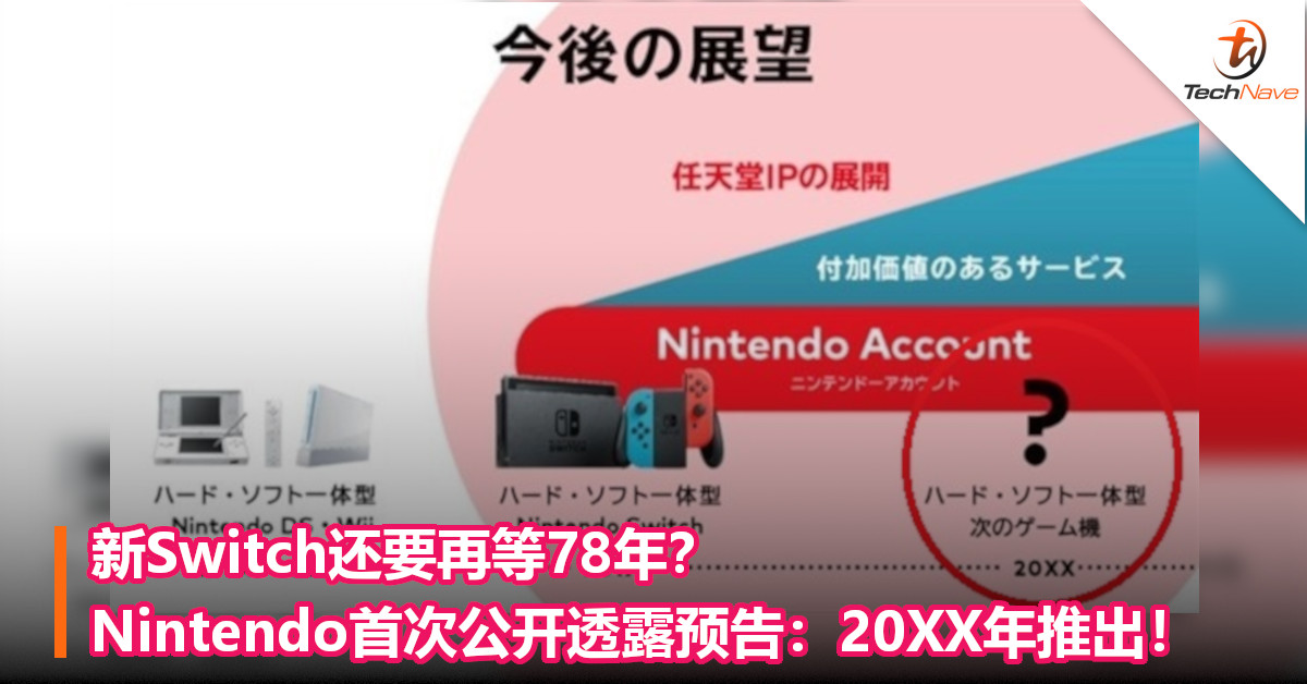 新Switch还要再等78年？Nintendo首次公开透露预告：20XX年推出！