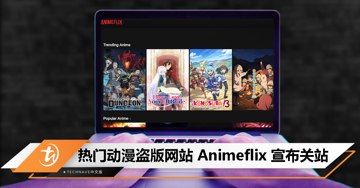 无预警!热门动漫盗版网站 Animeflix 宣布“自愿”关闭 无预警!热门动漫盗版网站 Animeflix 宣布“自愿”关闭