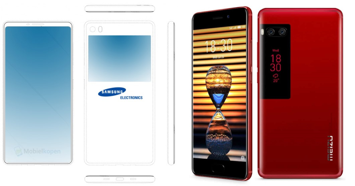 Samsung也将去除前置摄像头？最新专利显示后置摄像头也可拿来做自拍！