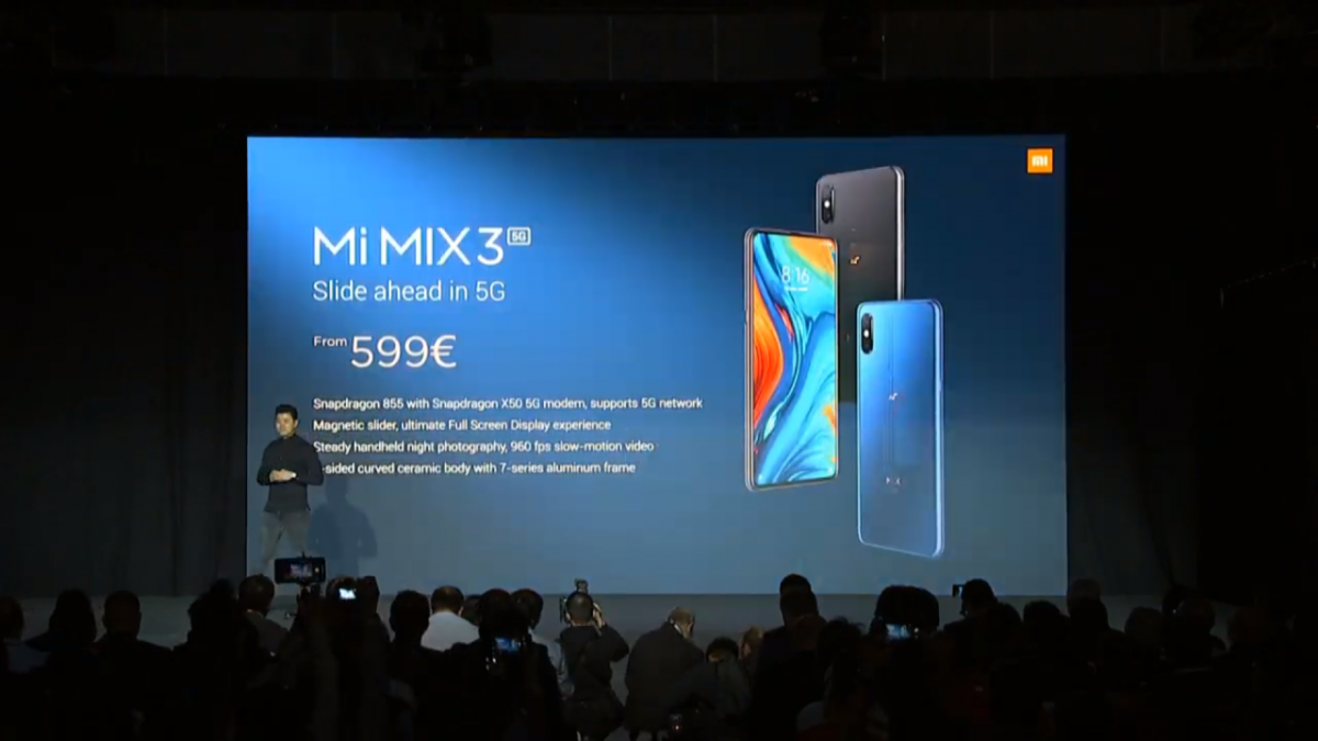 Xiaomi于MWC大会上发布5G版本Xiaomi Mi Mix 3！搭载Snapdragon 855处理器！售价约RM2768！
