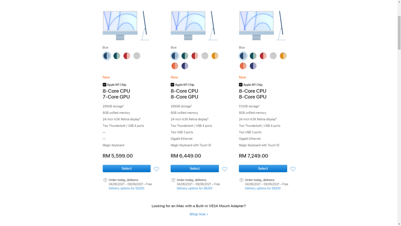 M1 24寸iMac 和AirTag上架大马Apple官网！6月起发货，售价从RM129起！ - TechNave 中文版
