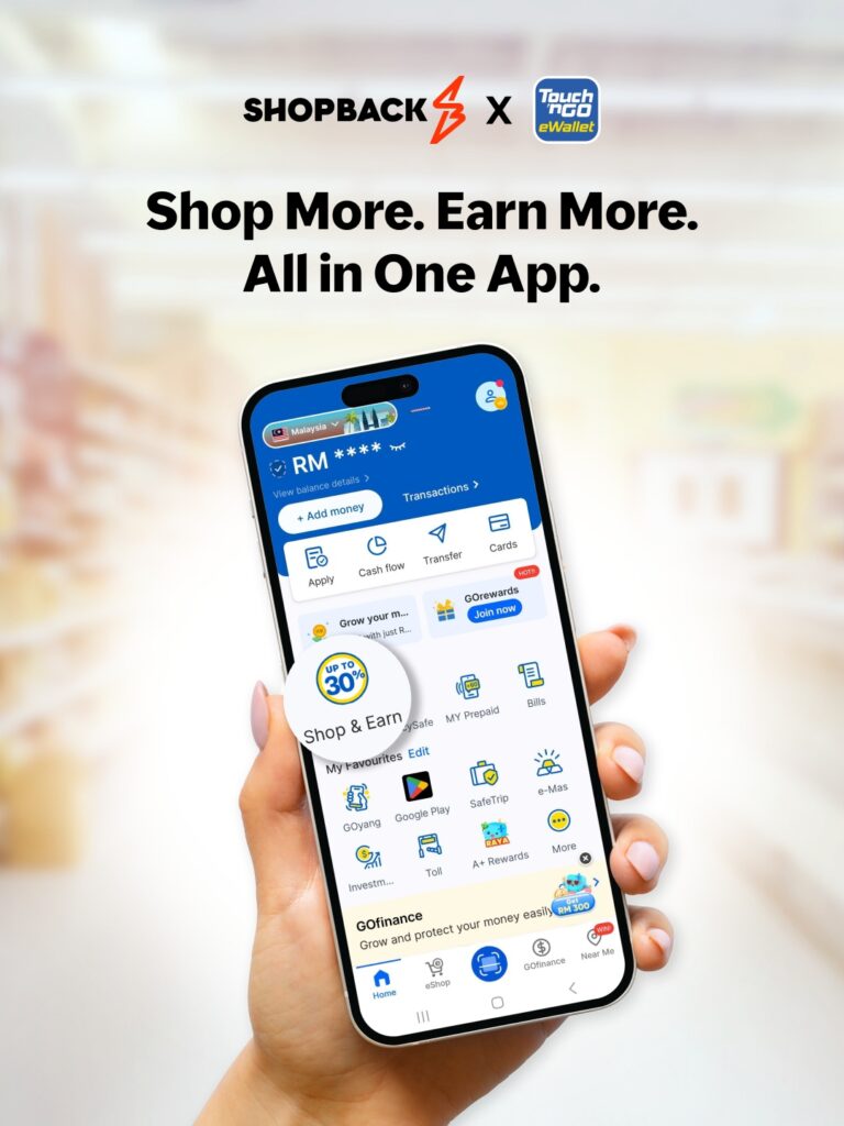 边买边赚福利上线！TnG eWallet与ShopBack携手推出Shop & Earn功能：让网购变成赚钱工具！ - TechNave 中文版