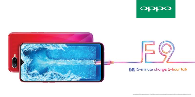 5分充电，通话2小时？OPPO F9也可以做到！