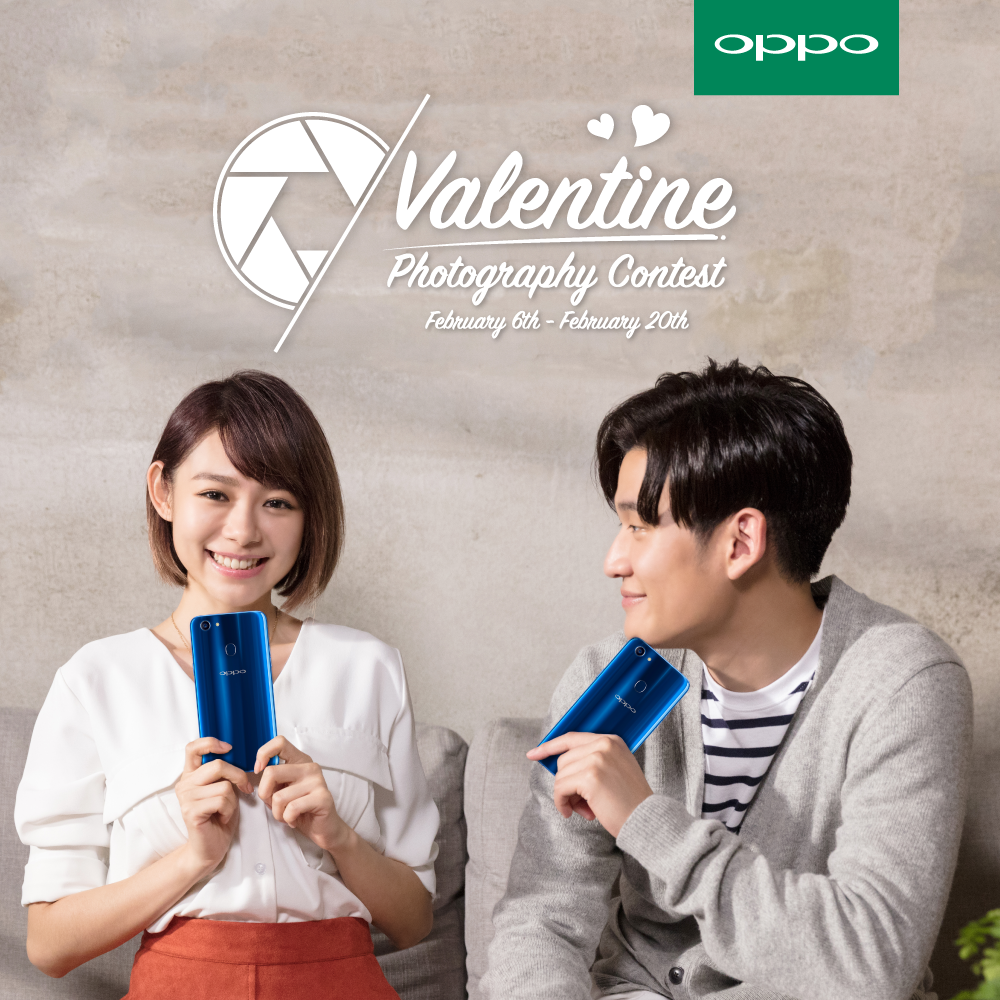 炫出最闪情侣照，赢取全新OPPO F5！2月14日购买任何OPPO手机的用户还可获得情人节礼物哦！