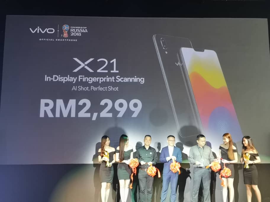 vivo X21 屏下指纹正式在马来西亚发布: Snapdragon 660 AIE 、6GB RAM+128GB ROM、Dual Pixel AI 双摄， 售价RM2299!