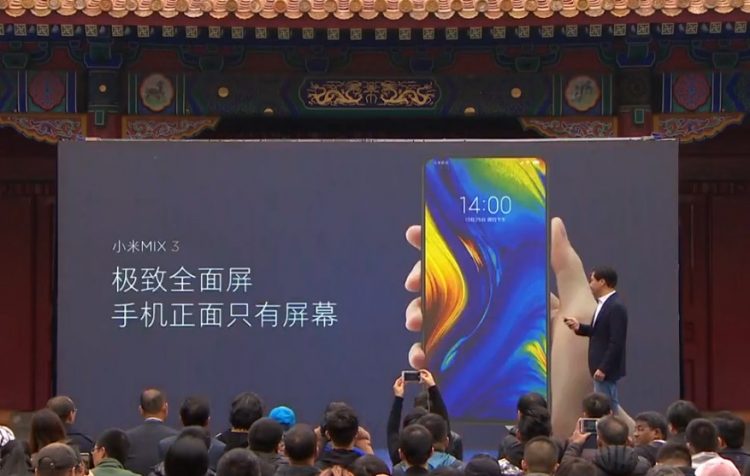 Xiaomi MIX 3正式发布啦！10GB RAM+磁动力滑盖全面屏！