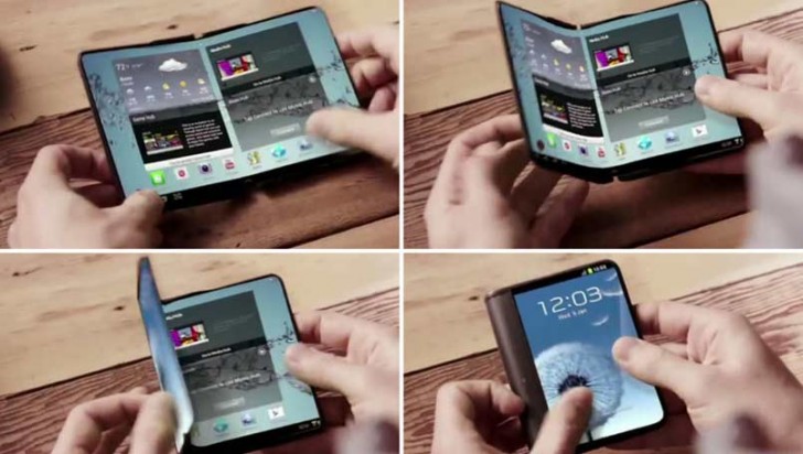 Samsung将在这个夏季量产折叠式OLED面板！