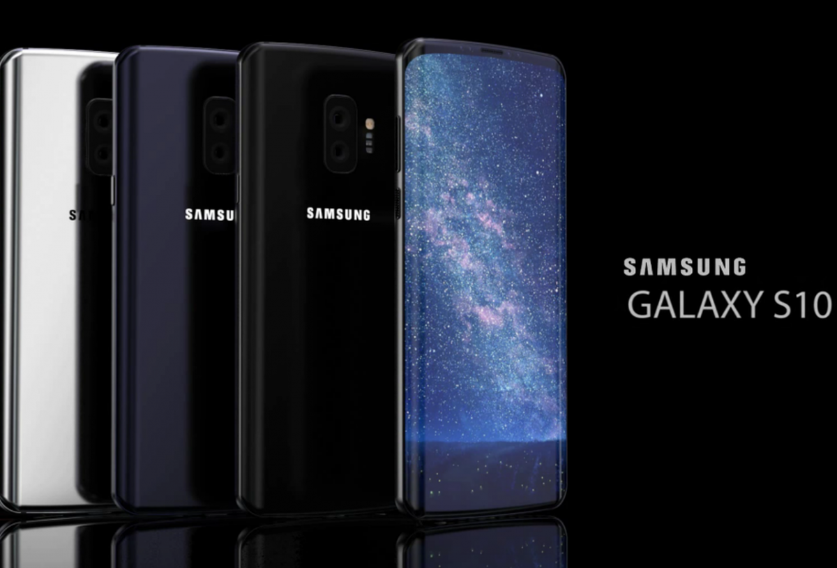 Samsung Galaxy S10正面样貌曝光了？下巴越来越窄了？