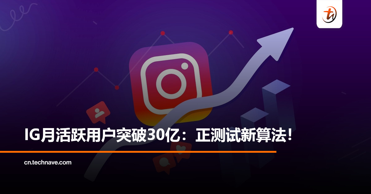 Instagram月活跃用户突破30亿：正测试新功能，用户可主动训练算法推荐！