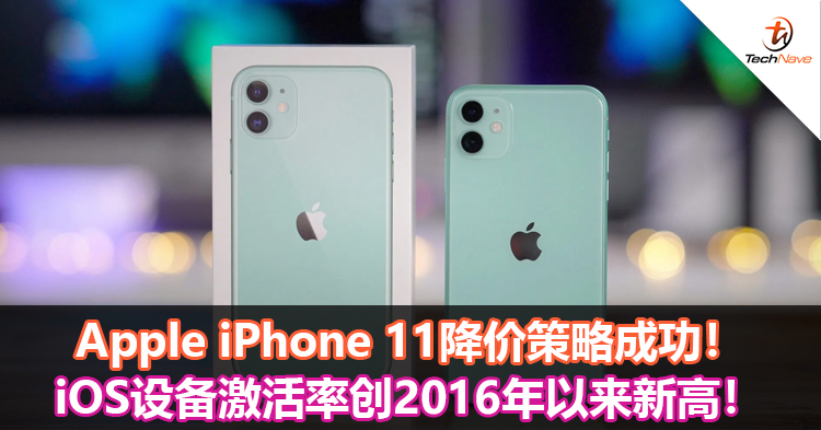 Apple iPhone 11降价策略成功！iOS设备激活率创2016年以来新高！