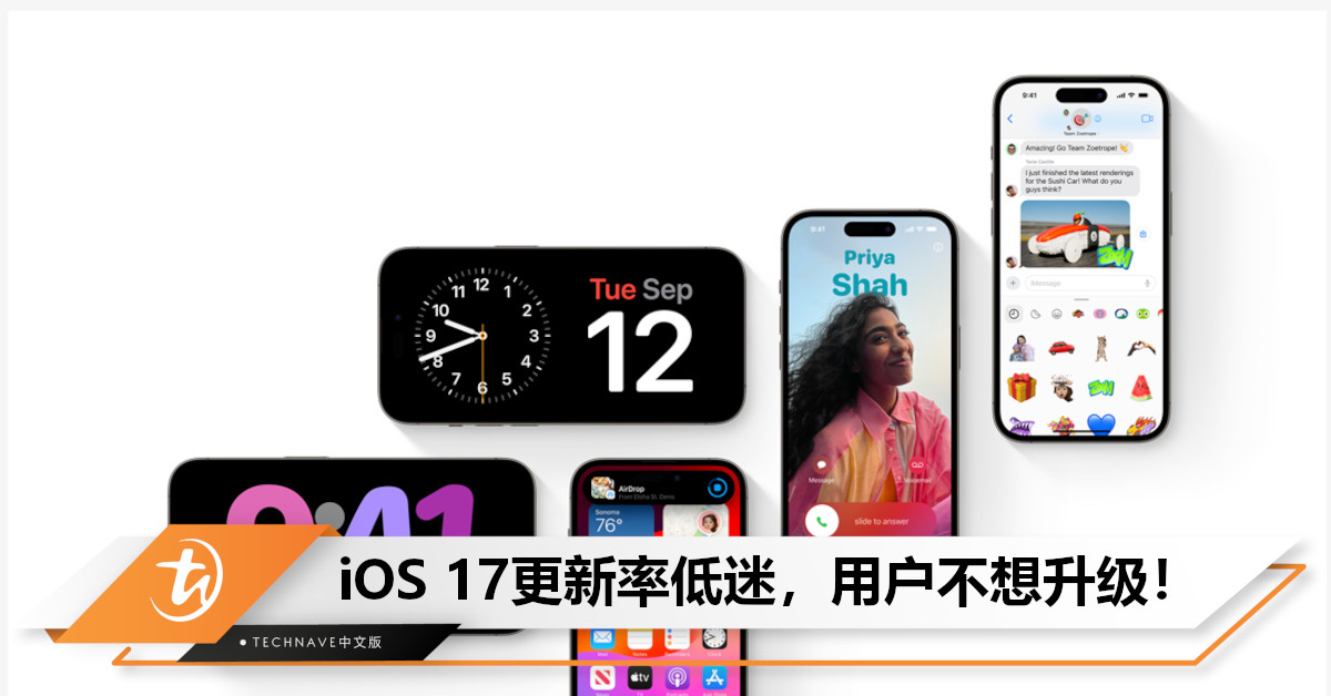iOS 17更新率低迷，越来越多用户不想升级！