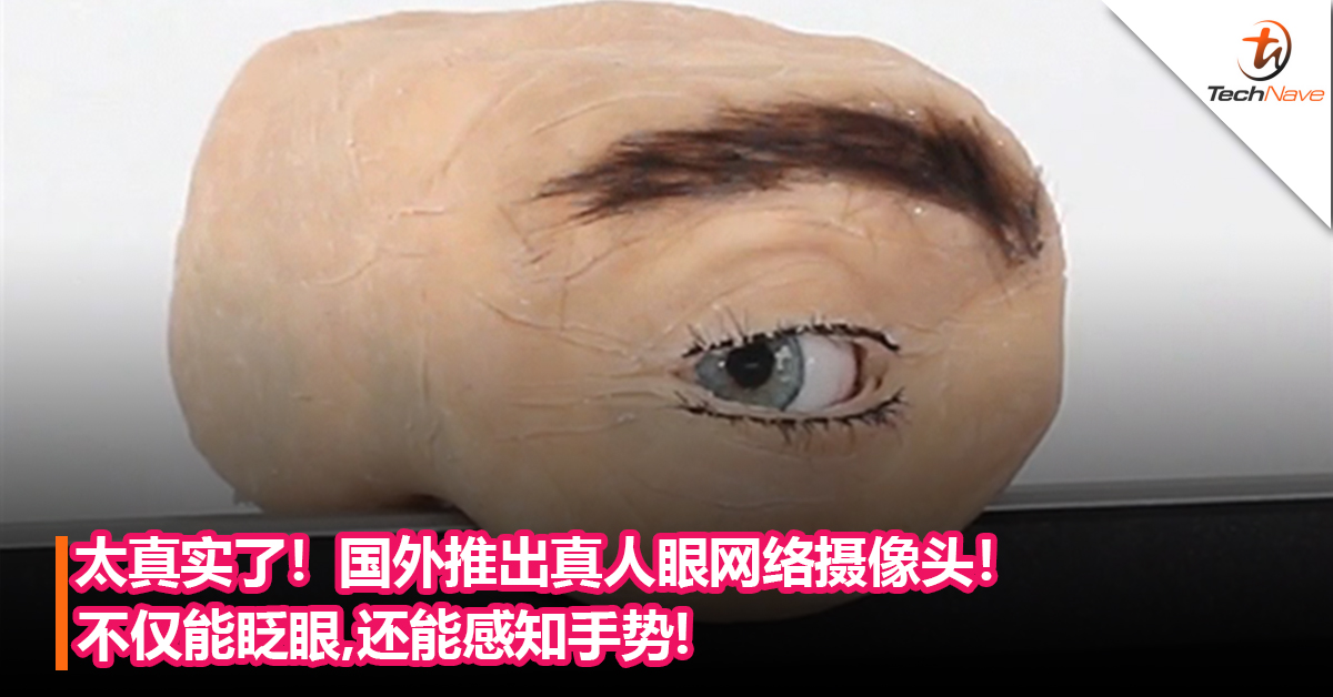 太真实了！国外推出真人眼网络摄像头！不仅能眨眼,还能感知手势!