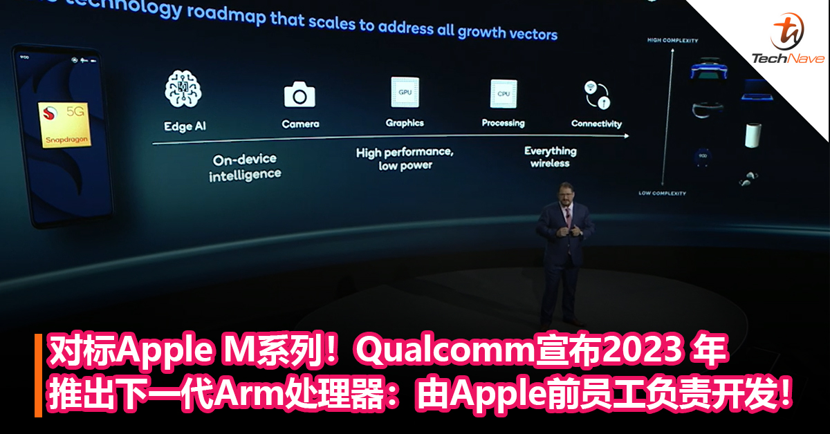 对标Apple M系列！Qualcomm宣布2023 年推出下一代Arm 处理器：由Apple前员工负责开发！