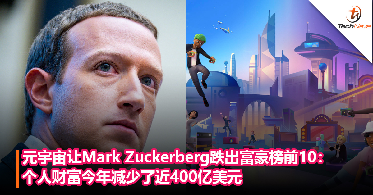 被割了？元宇宙让Mark Zuckerberg跌出富豪榜前10：个人财富今年减少了近400亿美元