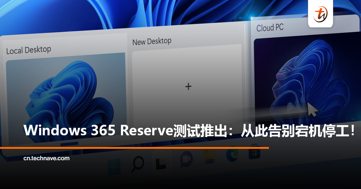 Microsoft推出Windows 365 Reserve测试：宕机也能秒换云电脑继续工作！