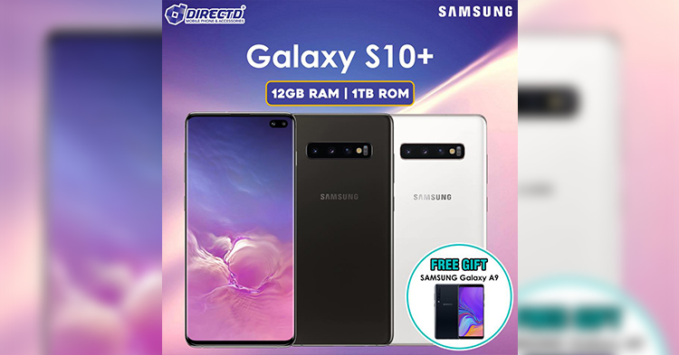 购买1TB的Samsung Galaxy S10+就送你Samsung Galaxy A9！