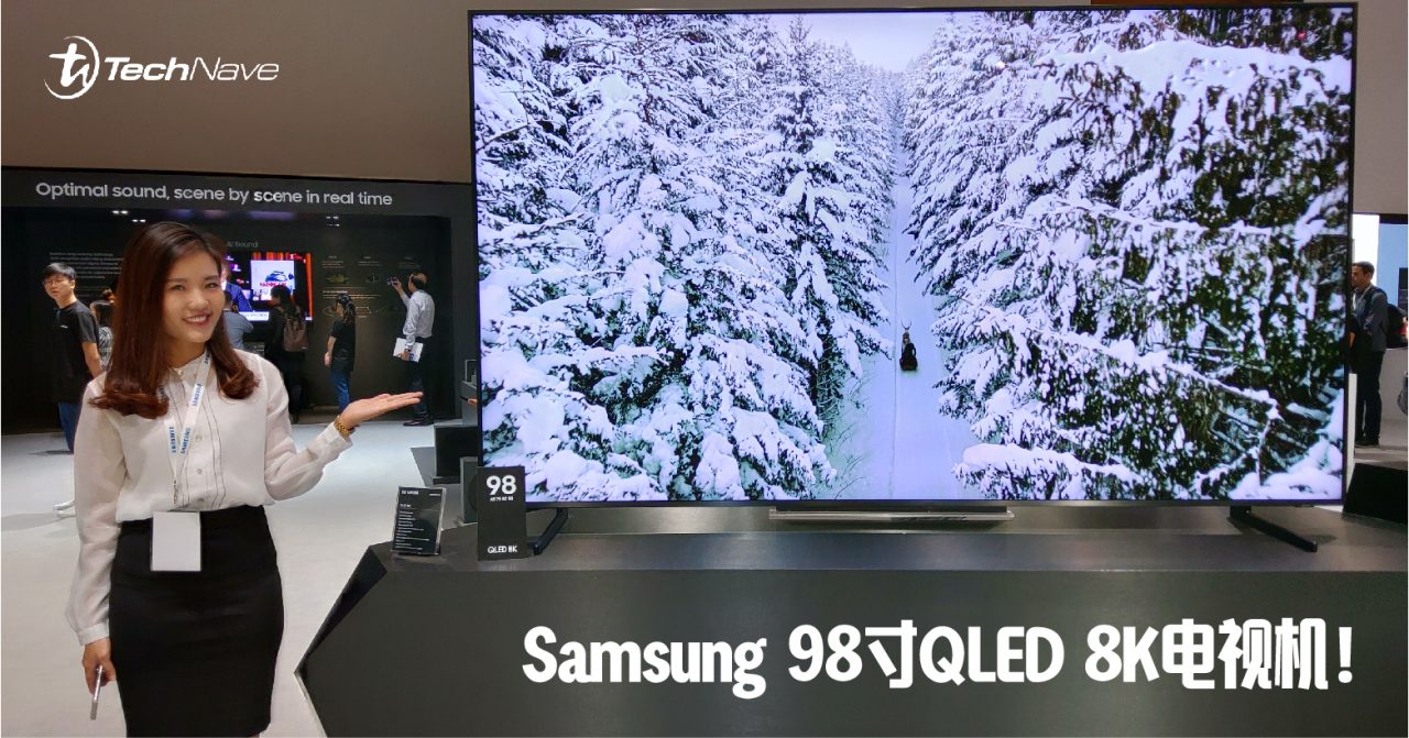 98寸，Samsung首款最大QLED电视机！在家看电影也不是问题！