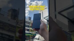 Samsung Galaxy Z Flip7能拍log专业视频？我来实测给你看！