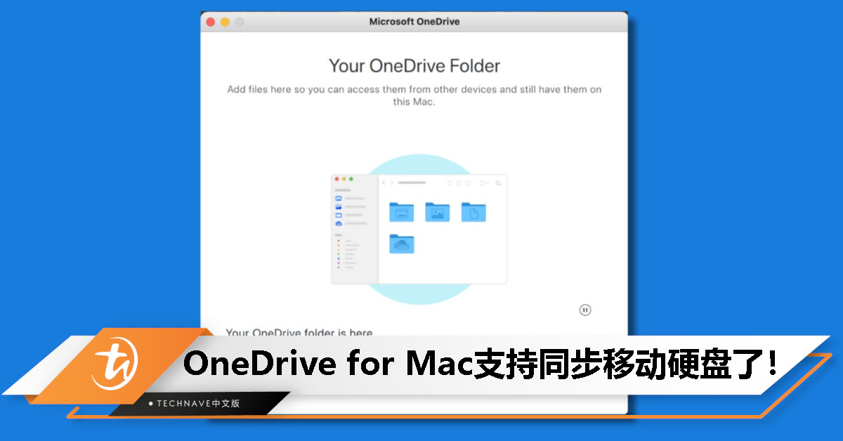 外接硬盘党狂喜！Mac 版 OneDrive 推出文件同步功能